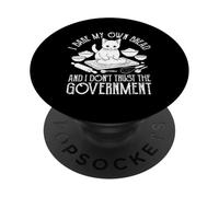 Faccio il mio pane e non mi fido del governo PopSockets PopGrip Adesivo