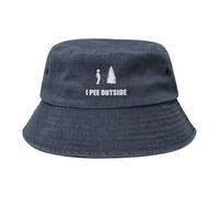 Faccio Pipì Dappertutto Donne Uomo Cotone Bucket Hat Confortevole Secchio Cappelli Casual Cappello da Pescatore per Viaggi Pesca Spiaggia