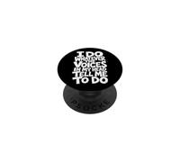 Faccio qualunque cosa le voci nella mia testa mi dicano di fare sarcastico PopSockets PopGrip Adesivo