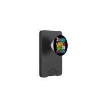 Faccio qualunque cosa le voci nella mia testa mi dicano di fare sarcastico PopSockets PopWallet per MagSafe