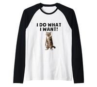 Faccio Quello Che Voglio, Dito Medio del Gatto Maglia con Maniche Raglan