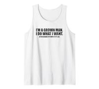 Faccio Quello Che Voglio Dopo Aver chiesto a mia Moglie Marito Divertente Canotta