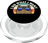 Faccio quello che voglio Gatto divertente che indossa PopSockets PopGrip per MagSafe