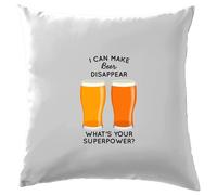 Faccio Scomparire La Birra Superpotere - Cuscino - Divertente Bevanda Pub Birre