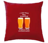 Faccio Scomparire La Birra Superpotere - Cuscino - Divertente Bevanda Pub Birre