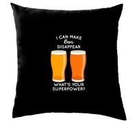 Faccio Scomparire La Birra Superpotere - Cuscino - Divertente Bevanda Pub Birre