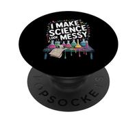 Faccio sembrare la scienza disordinato laboratorio di chimica divertente PopSockets PopGrip Adesivo