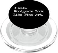 Faccio sembrare la venatura del legno come la fotografia d'arte Lavorazione del legno PopSockets PopGrip per MagSafe