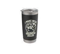 Faccio sparire la birra Qual è la tua birra artigianale superpotenza Bicchiere termico in acciaio inox doppia parete