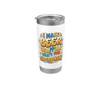 Faccio sparire la birra Qual è la tua birra artigianale superpotenza Bicchiere termico in acciaio inox doppia parete