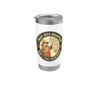 Faccio sparire la birra Qual è la tua birra artigianale superpotenza Bicchiere termico in acciaio inox doppia parete