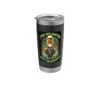 Faccio sparire la birra Qual è la tua birra artigianale superpotenza Bicchiere termico in acciaio inox doppia parete