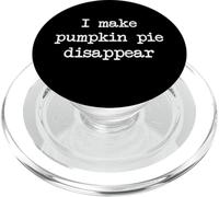 Faccio sparire la torta di zucca Divertente torta di zucca minimalista PopSockets PopGrip per MagSafe