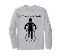 Faccio Tutte Le Mie acrobazie Maglia a Manica