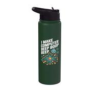 Faccio un circuito acustico acustico del computer Stainless Steel Insulated Water Bottle