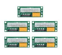 FACDEM Doppio alimentatore alimentatore PC Block Synchronizer ADD2PSU ATX 24Pin a 4Pin Molex connettore Riser Miner Mining Adapter (5pcs verde sata)