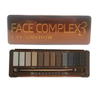 Face Complex Professional Makeup Palette Ombretti Caramel Palette, Pigmenti Pressati, 12 Tonalità, Effetto Glitter and matte, CONFEZIONE DA 1