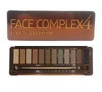 Face Complex Professional Makeup Palette Ombretti Coggee, 12 Tonalità, Pigmenti Pressati, Effetto Glitter and matte, CONFEZIONE DA 1