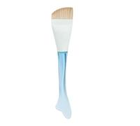 Face Concealer Brush - 7cm Fishtail Flat Head | Curved Thin Design | Seamless Non-marking Foundation Applicator, Imitation Fibre Makeup Tool, Blending