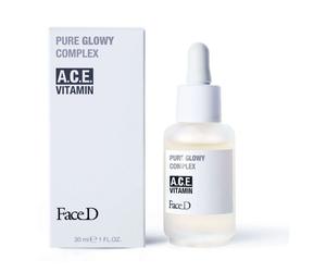 Face D Pure Glowy Complex Complesso Vitamine A.C.E Siero Viso Illuminante, 30ml