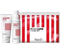 Face D - Sun Care Travel Kit da viaggio Viso e Corpo - 100 ml e 75 ml