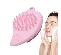 Face Exfoliator, Handheld Manual Scrubber, Double-Sided Silicone Cleansing Brush, Soft & Gentle Exfoliation, (13.6x7.6x3.3cm), Face Scrubber For Deep Cleaning, Pore Care