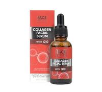 Face Facts Siero viso al collagene e Q10 | Ubichinone (Q10) + collagene + betaina | ammorbidire e lisciare | riduce temporaneamente l'aspetto delle linee sottili | 30 ml