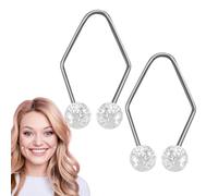 Face Grad Maker - Natural Dimple Trainer, strumento per la cura della pelle | Beauty Face Clip, 2 dispositivi Smile Enhancer - per l'uso quotidiano per ottenere un aspetto giovanile, guance