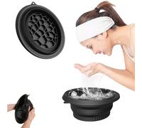 Face Ice Bath Bowl,Quick Cooling Foldable Silicone Wash Basin with Built-In Ice Tray,Ice Bath Bowl,silicone Built-in Ice Tray Wash Basin,Portable Facial Soaking Bowl for Puffiness Relief & Skin Soothi