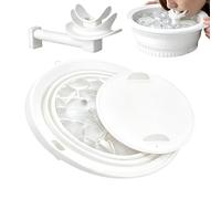 Face Ice Bath Bowl - Reusable Folding Portable Facial Ice Basin for Puffiness Relief | Silicone Depuffer with Cooling Dip Container, Tray for Cold Face Dip, Spa Skincare Morning Night Routine UseFace