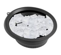 Face Ice Bath Bowl, Silicone Face Basin, Reusable Foldable Cooling, 10.24x9.06x3.94 inches Built-in Cube Tray, Spa Skin Care Tool for Facial Roller, Home, Kitchen, and