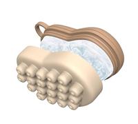 Face Ice Roller, Silicone Scalp Massager, 1.57x4.29inch Cooling Facial Massage Tool, Portable Beauty for Bath Cleansing, Home Travel Morning Beauty care, Puffiness Comfort, Skin