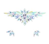 Face Jewels Tattoo Gioielli Crystal Gems Tears glitter Adesivi per il viso per la festa in costume