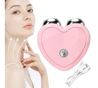 Face Lift Device, Multifunctional Facial Lifting Tool with Multiple Modes 97mm, Skin Care Massager for Women and Men, Ideal for Weddings, Pink, White