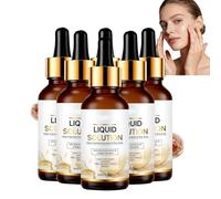 Face Lift Serum Anti-Aging Siero Essence Peptide Collagen, Lifting Restoring Skin Elasticity, Idration Moisturizing and Firming, Collagen Silk Peptide Intensive Ampoule, Reduce Wrinkles Lines (6 pezzi