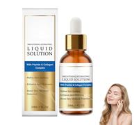 Face Lift Serum, Liquid Solution, Face Anti-Aging Serum Essence Oil con peptidi e collagene, idratante e idratante, riduce le linee sottili, ripristina l'elasticità della pelle (1 pezzo)
