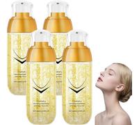 Face Lift Spray anti-invecchiamento, siero antirughe, per tonificare il viso, acido ialuronico rassoda e riduce le rughe, tonificante idratante per pelle secca, sbiancante (4 pezzi)