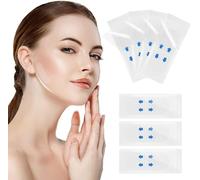 Face Lift Tape, Face Tape Lift Invisibile Impermeabile Adesivi Viso, Instant Makeup Face Lift Tool, Face Lift Stickers per Nascondere Rughe Doppio Mento Sagging Stretching Skin 40Pcs (Bianco)