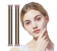 Face Lift Tape Invisible, Facelift Tape per Invisible con Bands, Face Tape Lifting Invisible con String, Lift Bands con Clips, 2 PZ Facelift Bands con Clips (Marrone)