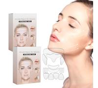 Face Lifting Patch Anti Arrugas Parches Faciales, Almohadillas Antiarrugas Arrugas Faciales Removedor De Tiras De Silicona Parches Faciales, Apretando Las Arrugas Faciales Líneas Finas, 2 Set