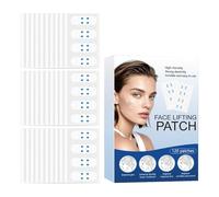 Face Lifting Tape, 120 pezzi invisibili per collo sollevamento, 2,2 x 3,35 Inches Breathable Elastic Slimming Strips Facial Shapers for Travel, Nighttime Routine, Role Play, Cosmetic