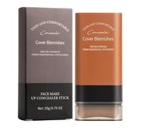 Face Makeup and Contour Stick, Long Lasting Full-Coverage, 4,13 x 1,85 x 0,75 Inches Hydrating Stick Foundation for Beginners, Professional Makeup Tools for Finish