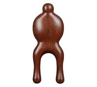 Face Massager Comb, Natural Wood Scraping Tool, Facial Massage Scraper, Smooth Curved Design, Portable Handheld Tool, Made of Wood Material, 3.74x1.18x0.79in