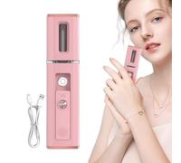 Face Mister Ricaricabile, Beauty Face Mist Spray, Mister Elettrico Viso Spray Mister, Fine Water Mist Face Skin Umidificatore per Deep Skin Hydration for Traveling, Studying