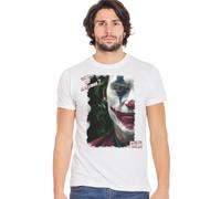 Face of Joker Why so Serious 18-20-15 T-Shirt Urban Men Cotone100% Fiammato