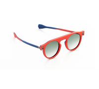 FACE-OFF Reverso Occhiali da sole reversibili, Due colori in uno (Blue e Red)