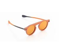 FACE-OFF Reverso Occhiali da sole reversibili, Due colori in uno (Gray e Orange)