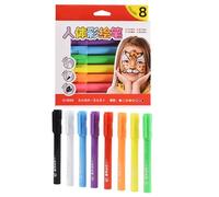 Face Paint Pens, Washable Face Painting Kit, 8 colori Pen Body Set, Easy to Use, Perfect for Cosplay Costumes Ideal for Teens and Adults, 0,59 x 4,96 Inches