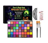 Face Painting Kit - Face Paint Palette | 42 Color Washable Faces Paint