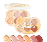 Face Palette, 6 Colors Cream Contour Kit, 56.98x9801 inches Waterproof Blendable Makeup, Long Lasting Cosmetics for Artist Use, Party or Event Ready Beauty, Women, Mature Skin